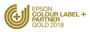Epson Colour Label + Partner_Gold_2018_GoldOnWhite