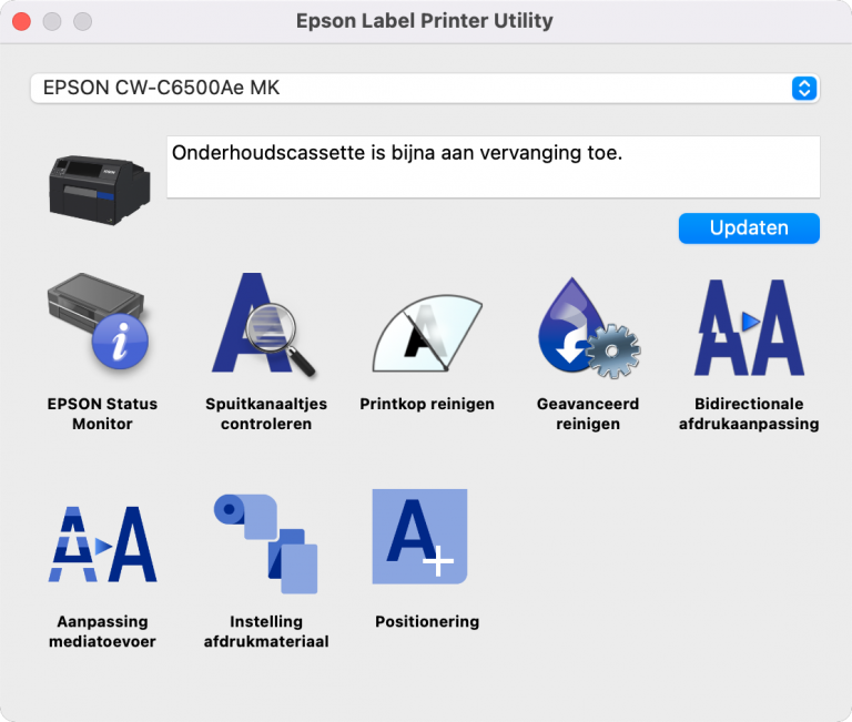 Epson Label Printer Utility