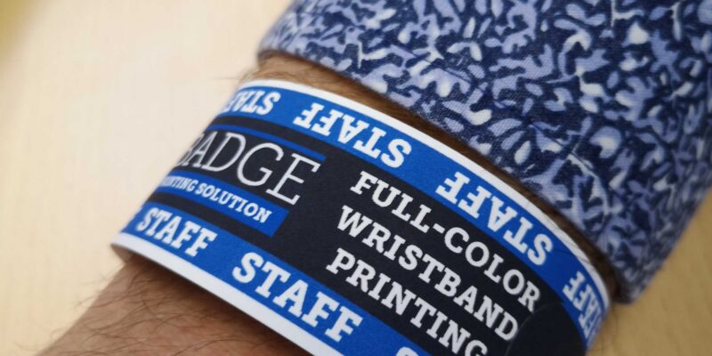 Wristband sample prints